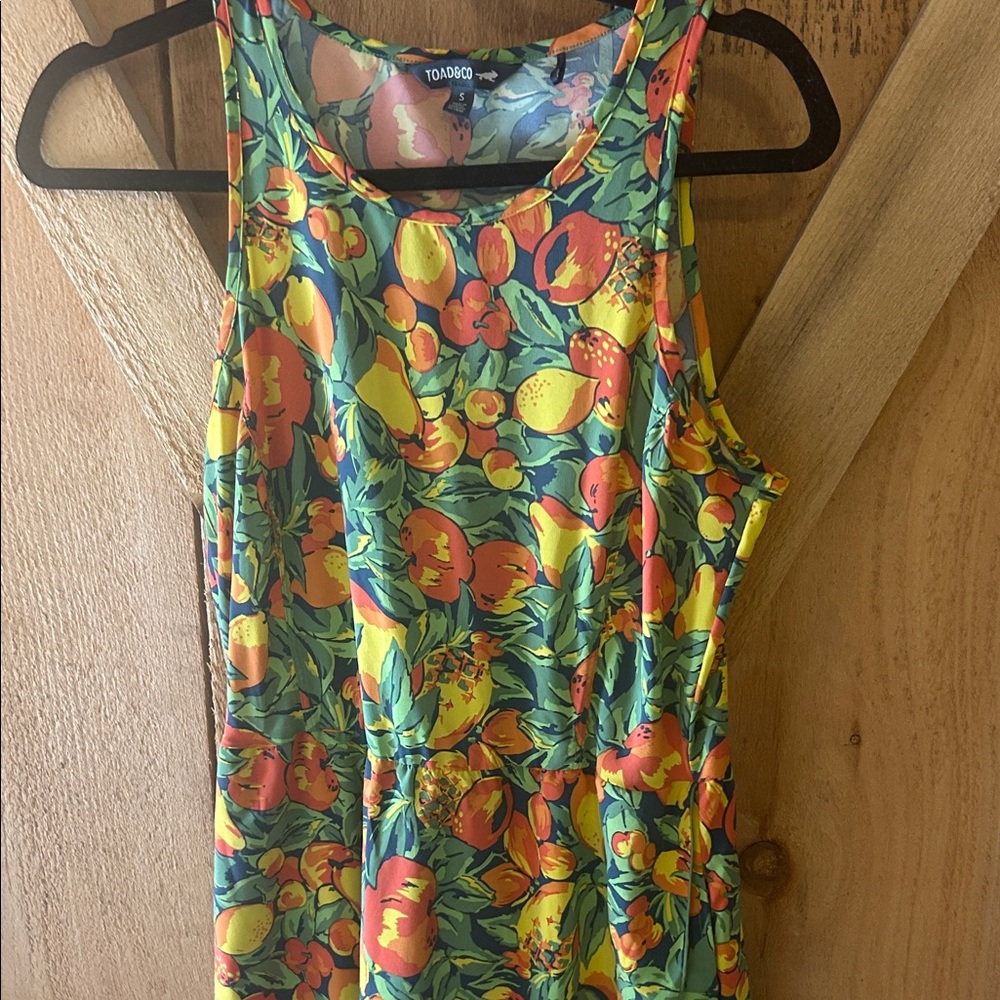 Toad&Co Vibrant Fruit Print Sundress